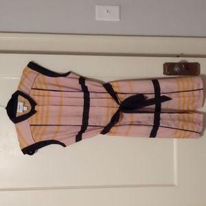 Jason Wu 20th Anniversary Collection Dress, Size S, Pink and Orange Stripe